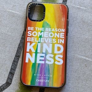 iPhone 11 casetify case Be the reason someone believes in kindness Alice+ Olivia